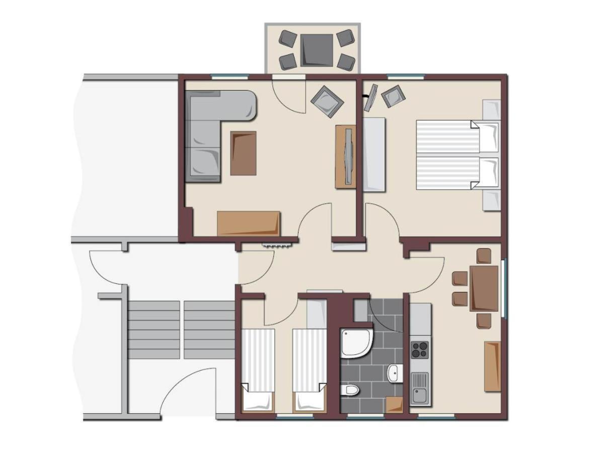 Haus Auguste, Kormoran Apartman Rostock Kültér fotó